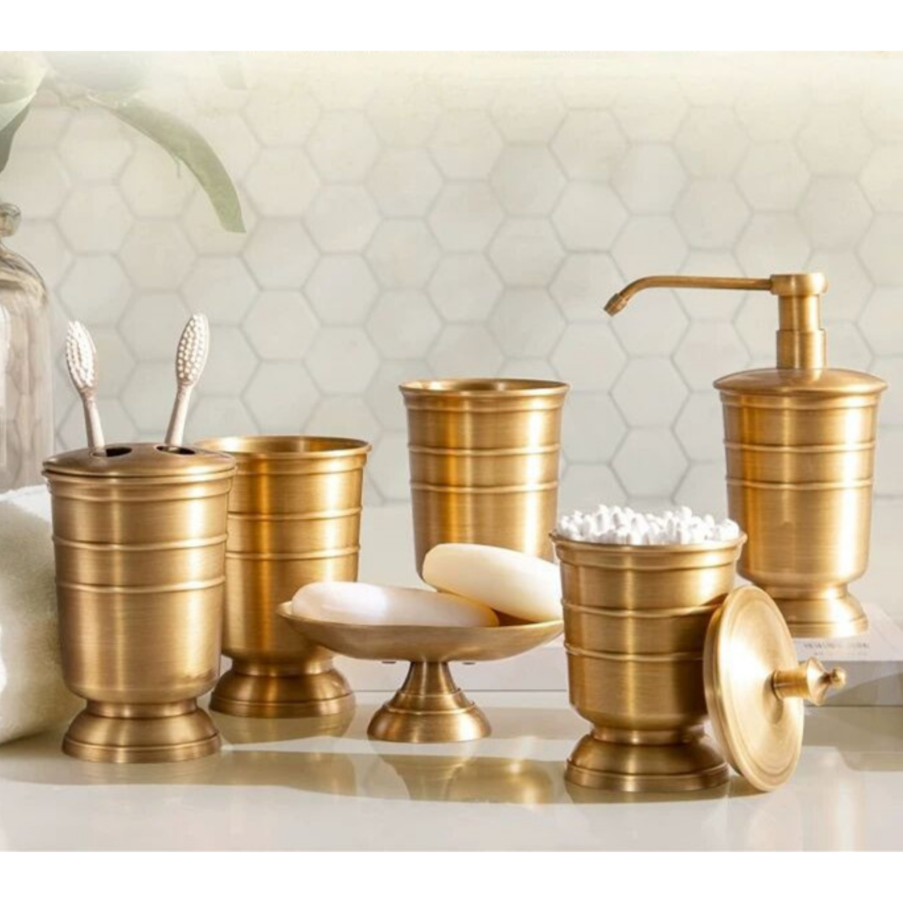 Egypt Collection Bathroom Set 5 Pieces My Home Design