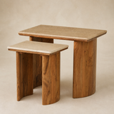 Sperlonga Nesting Tables — Elara beige studio