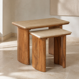 Sperlonga Nesting Tables — alternate elevated angle