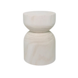 Boracay Timber Stool White Wash