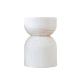 Boracay Timber Stool White Wash