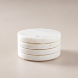 Alba Marble Coasters – Set of 4