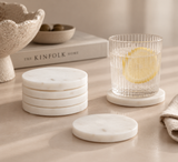 Alba Marble Coasters – Set of 4