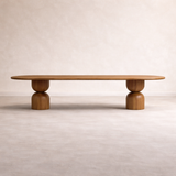 Baobab Oval Wood Dining Table - Ready to Ship