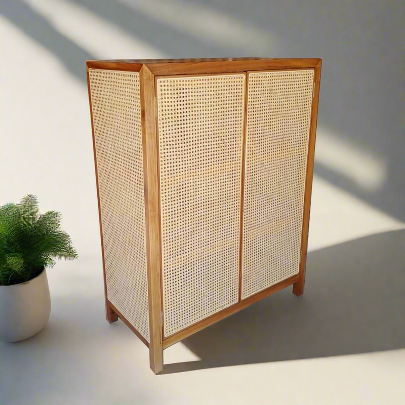 Borneo Ratan Cabinet Living Room & Bedroom - Clearance