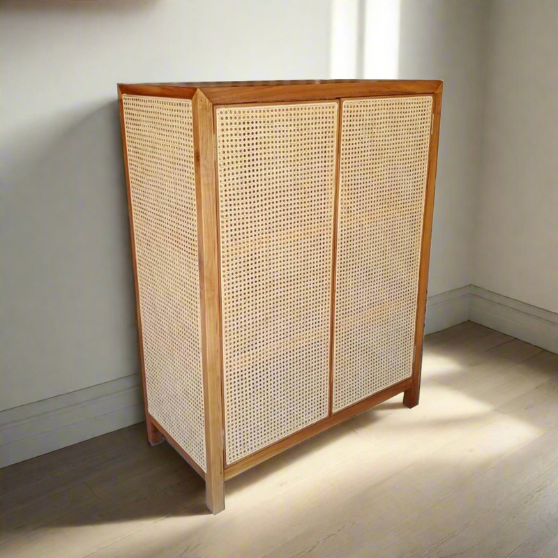 Borneo Ratan Cabinet Living Room & Bedroom - Clearance
