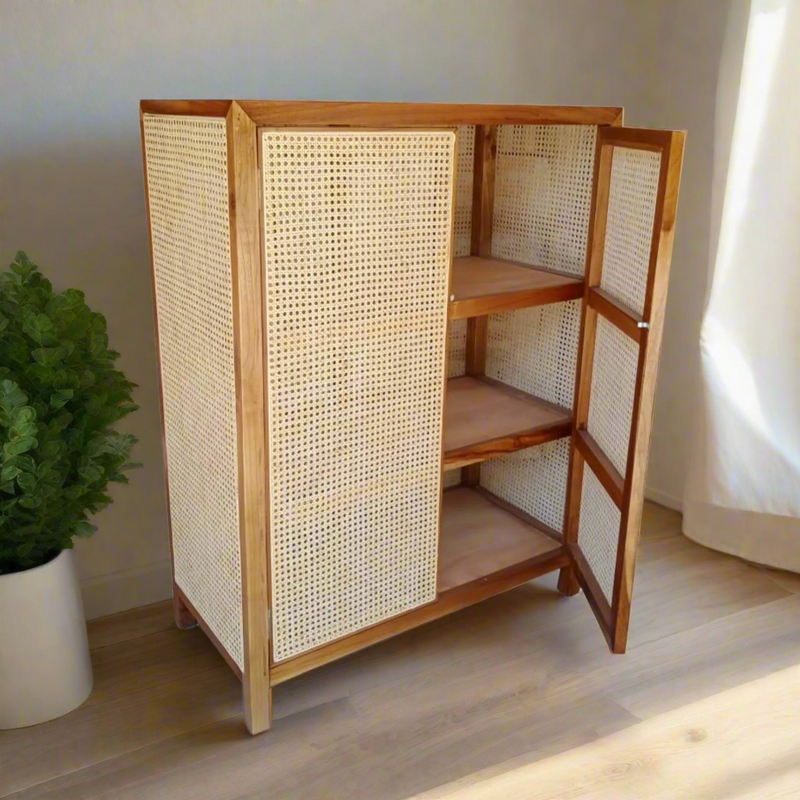Borneo Ratan Cabinet Living Room & Bedroom - Clearance