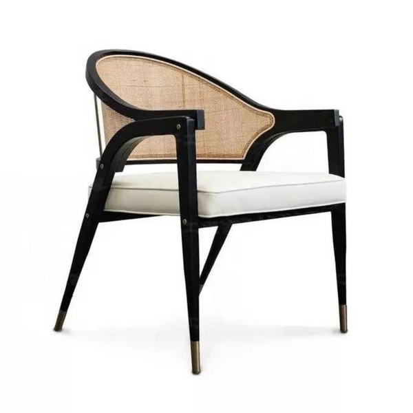 Cavoli Nordic Rattan & Wood Dining Chair
