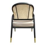 Cavoli Nordic Rattan & Wood Dining Chair