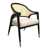 Cavoli Nordic Rattan & Wood Dining Chair