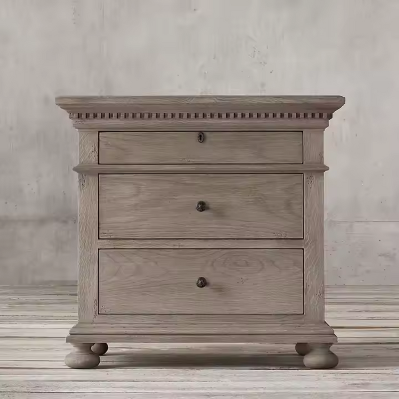 Chateau du Loir Royal Bedside Table with Drawers