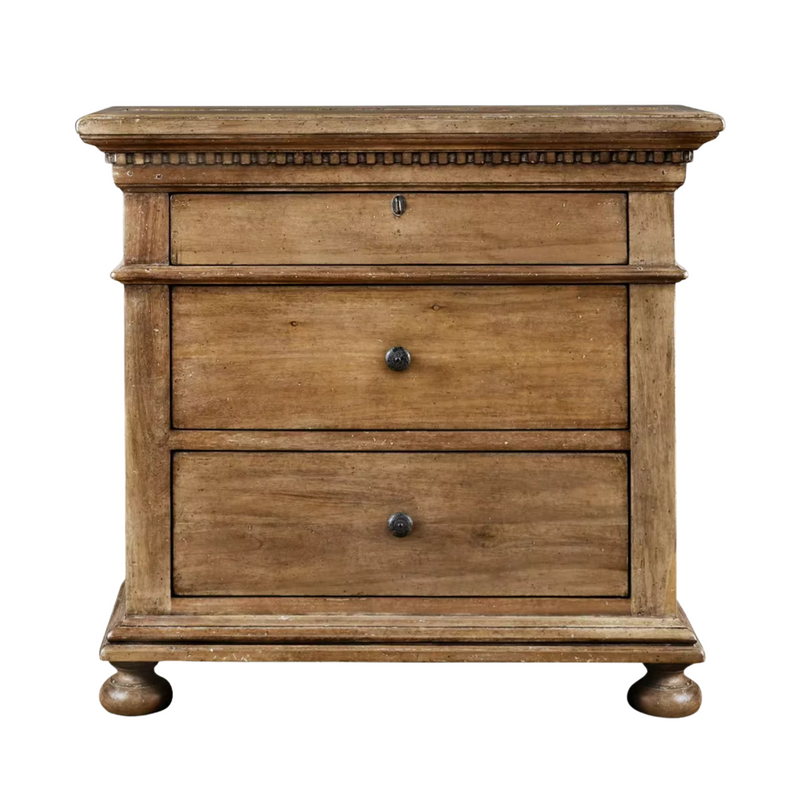 Chateau du Loir Royal Bedside Table with Drawers