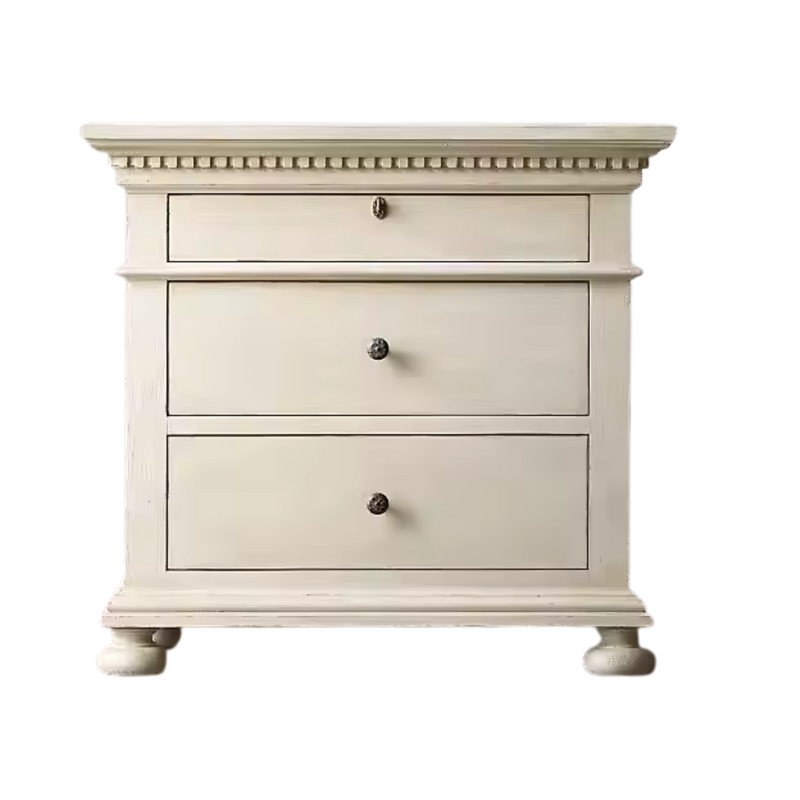 Chateau du Loir Royal Bedside Table with Drawers