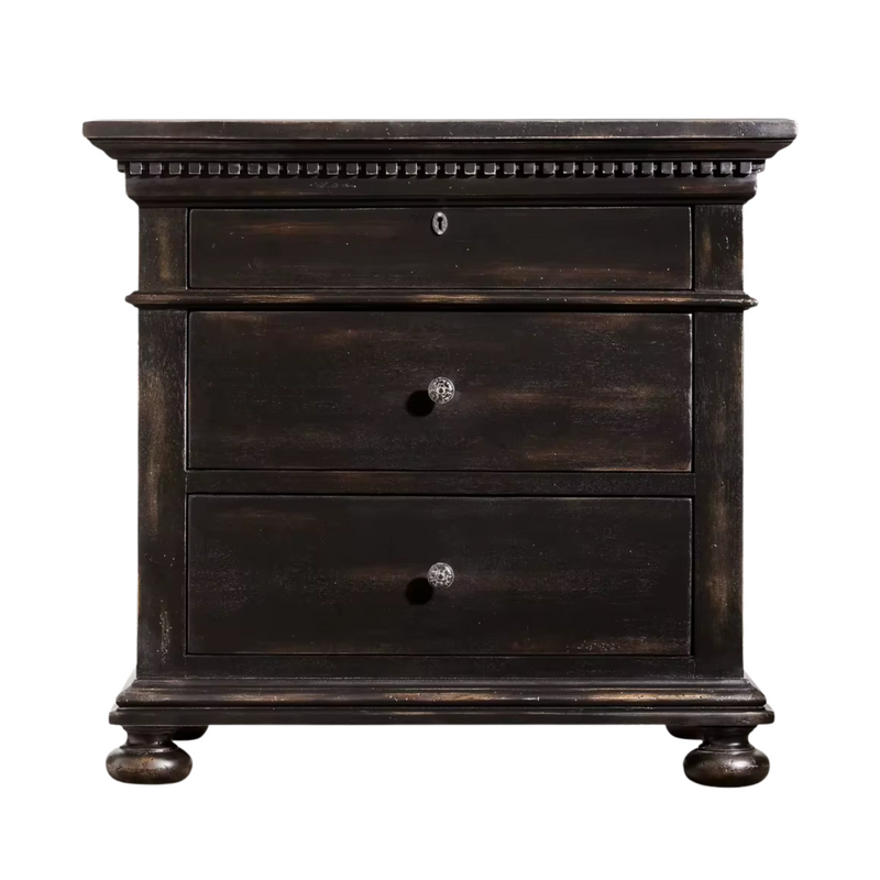 Chateau du Loir Royal Bedside Table with Drawers