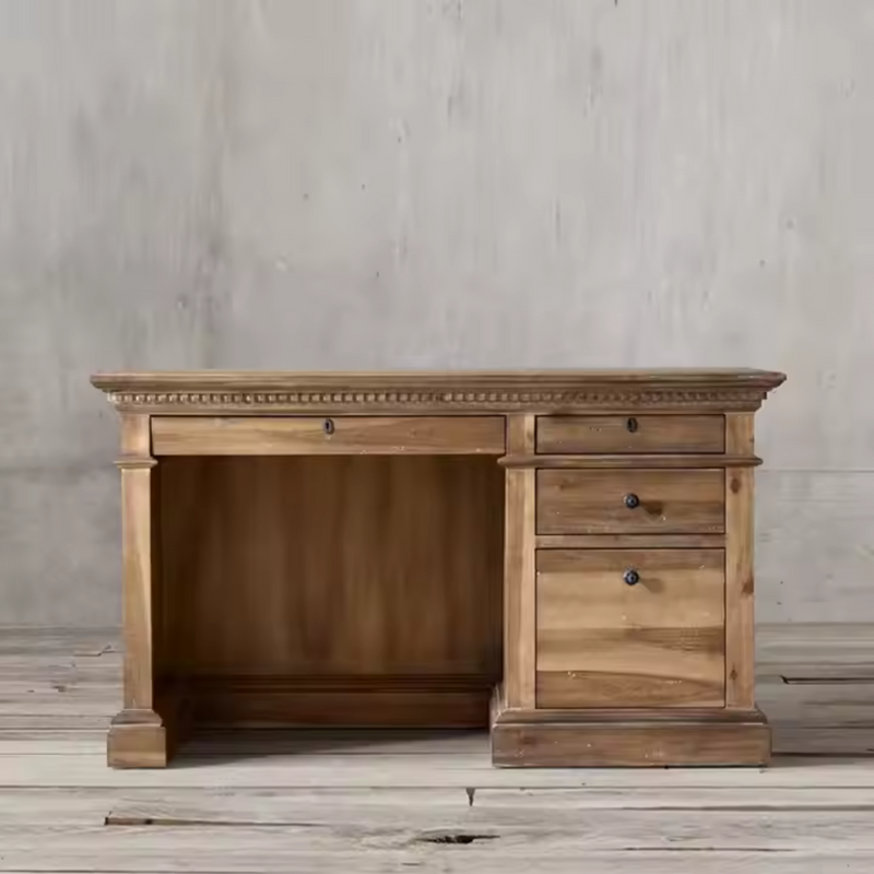 Chateau du Loir Royal Wood Desk with Drawers