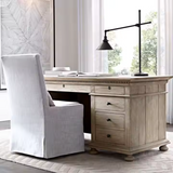 Chateau du Loir Royal Wood Desk with Drawers