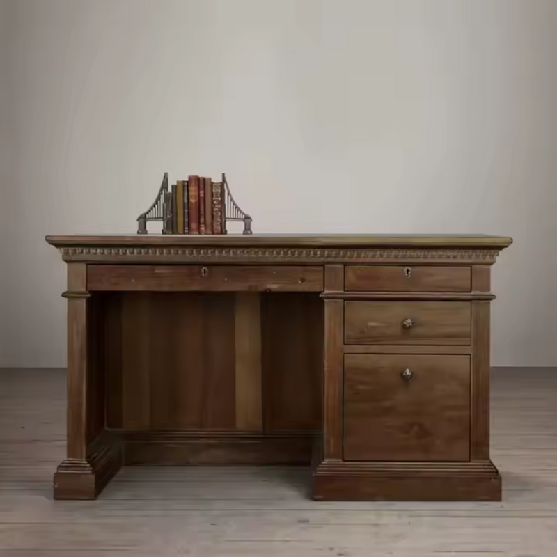 Chateau du Loir Royal Wood Desk with Drawers