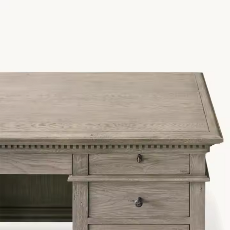 Chateau du Loir Royal Wood Desk with Drawers