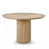 Évora Wood Round Dining Table