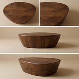 The Arlo Curved Coffee Table | Umber Mango Wood