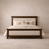 Chateau du Loir Royal Bed - Dark Brown - Ready to Ship