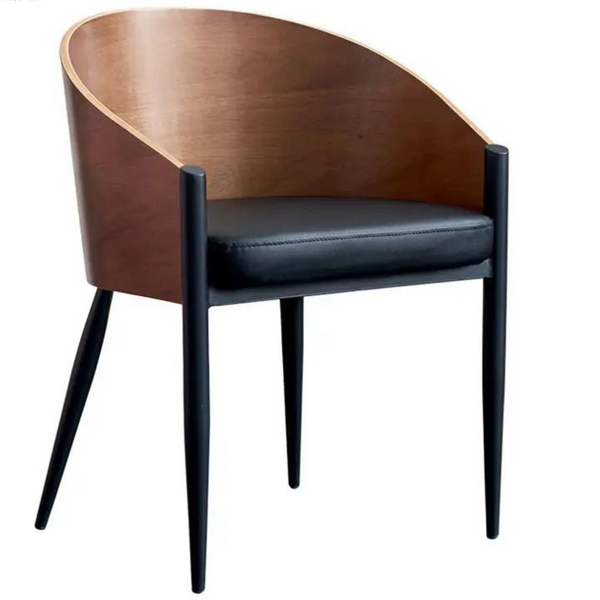 Kuta Dining Armchair Wood & Leather