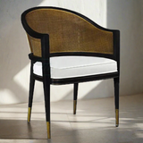 Levanto Nordic Rattan & Wood Dining Chair
