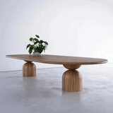 Madagascar Coffee Table side view Oak - My Home Design AU