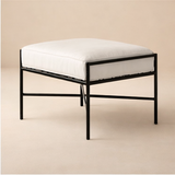 Marine’s Soul Forged Iron Frame Outdoor  Stool B