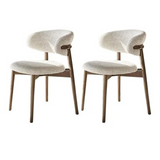 Martina Nordic Linen Wood Dining Chair