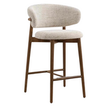 Martina Nordic Wood Dining Kitchen Bar Stool