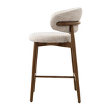 Martina Nordic Wood Dining Kitchen Bar Stool