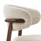 Martina Nordic Wood Dining Kitchen Bar Stool