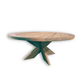 Meca Wood Round Dining Table