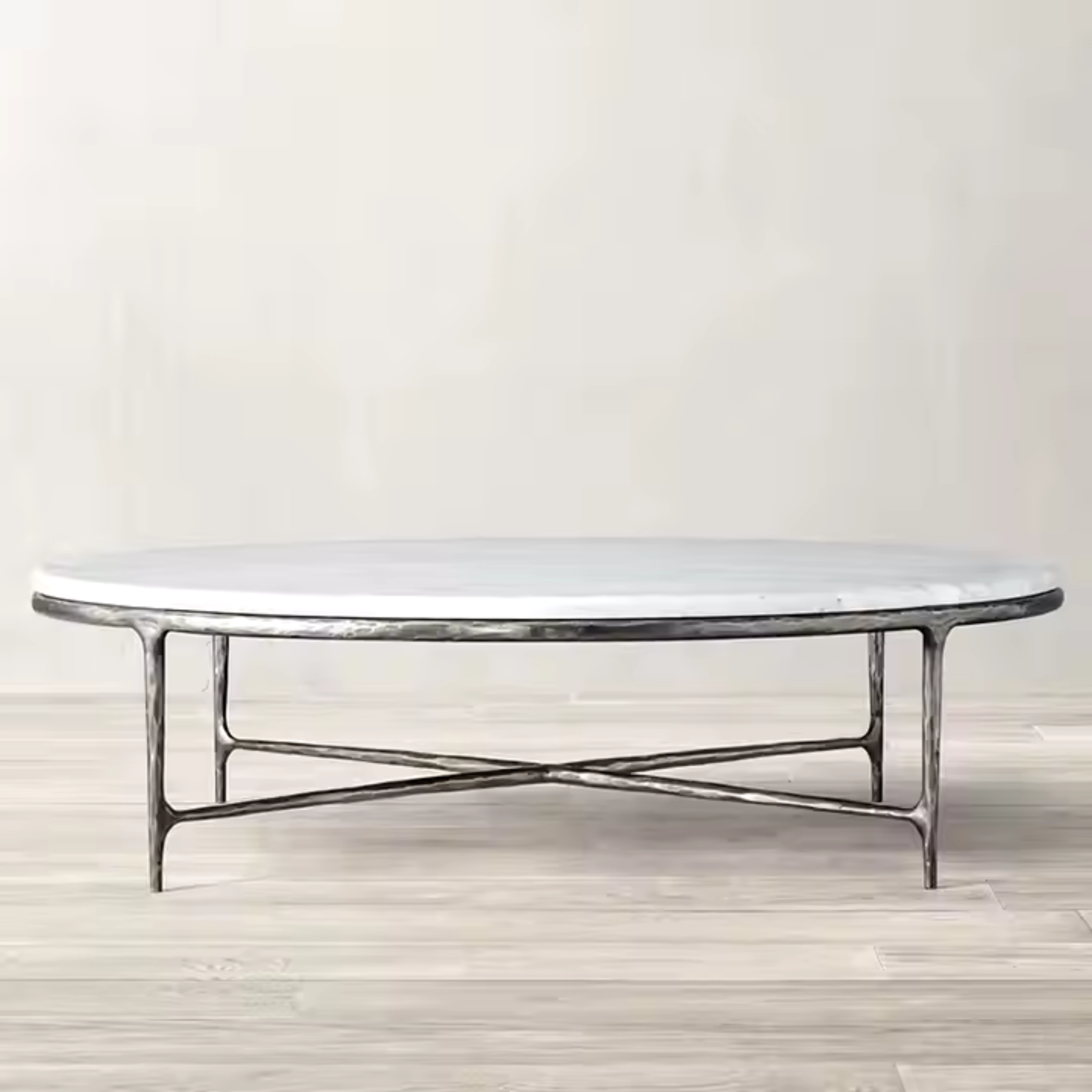 Milano Golden Forged Iron Frame Coffee Table Square – My Home Design