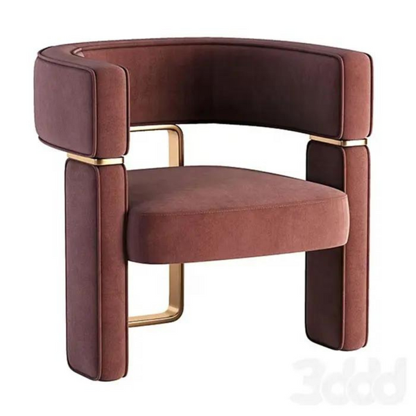 Monterosso Leather Accent Arm Dining Chair