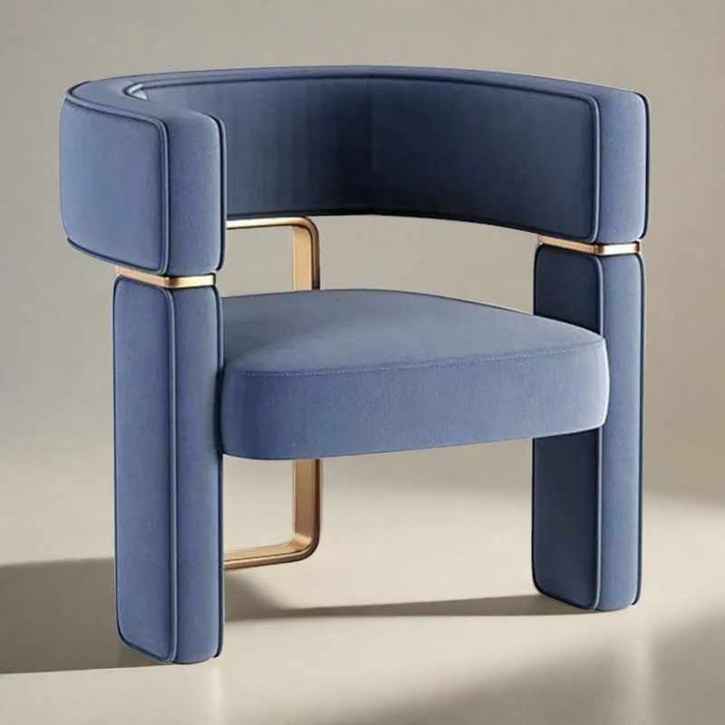 Monterosso Leather Accent Arm Dining Chair
