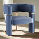 Monterosso Leather Accent Arm Dining Chair