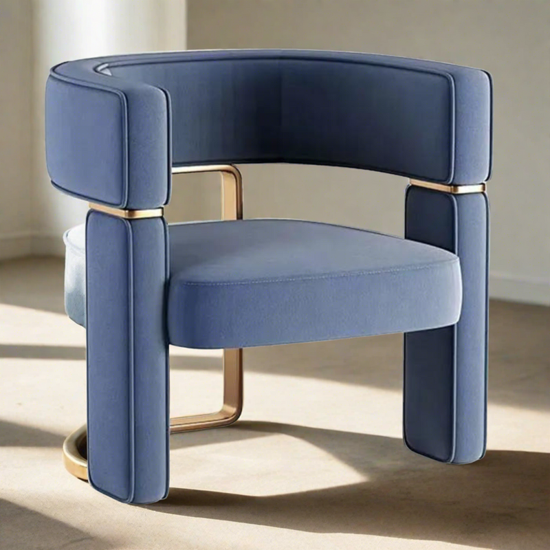 Monterosso Leather Accent Arm Dining Chair