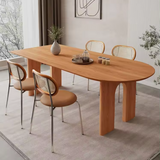 Nicola Oval Wood Dining Table