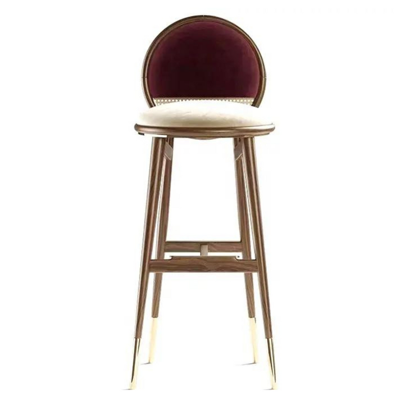 Piccadilly Kitchen Bar Stool Chairs - Wooden & Rattan