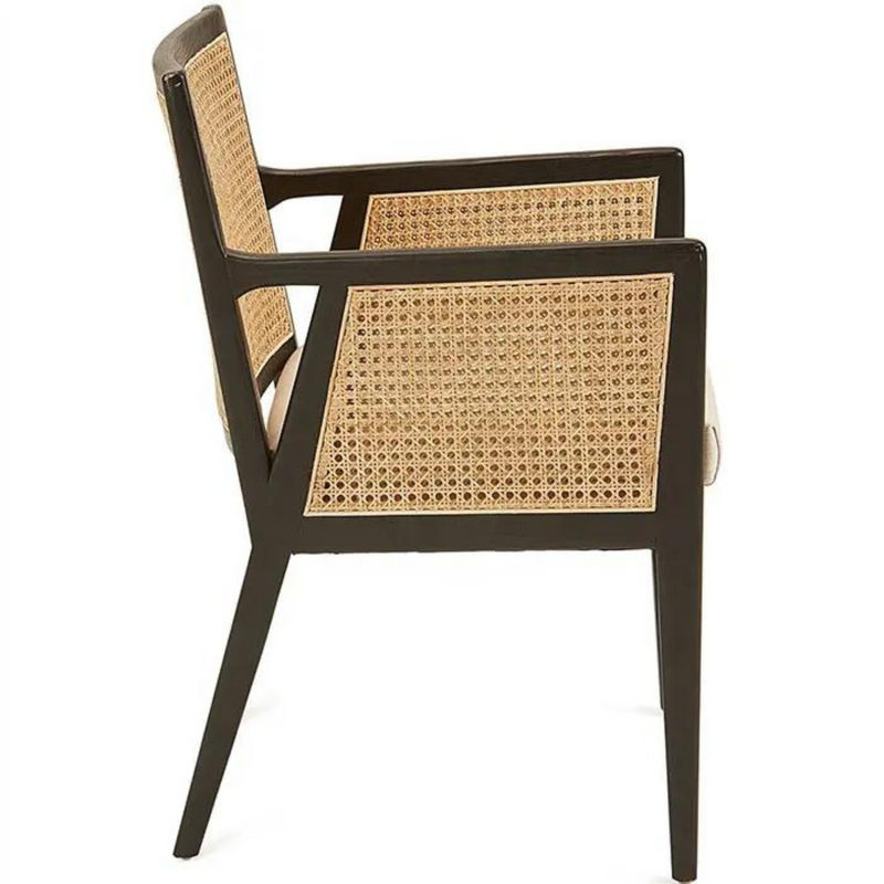 Rinella Nordic Rattan & Wood Dining Chair