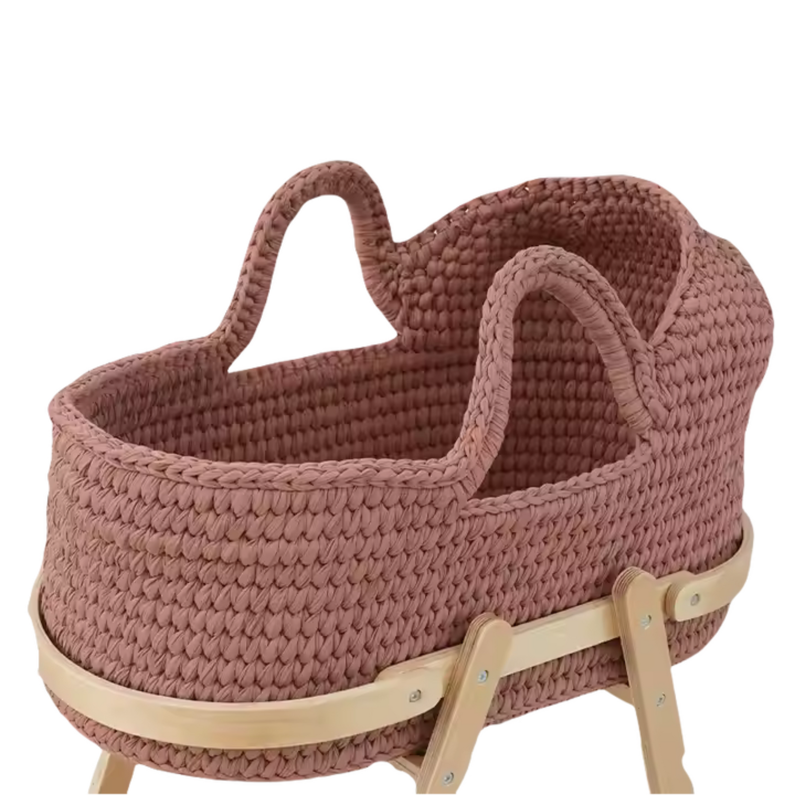 Mosesmand Standaard Clair-De-Lune Clair-De-Lune Standard Rocking Moses Basket Stand Wiegende Standaard Voor Baby Mand