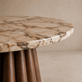Solenne Fluted Marble Dining TableSolenne Fluted Marble Dining Table