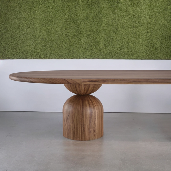 The Baobab Wood Oval Dining Table
