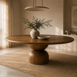The Baobab Wood Round Dining Table