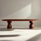 Monelli Oval Wood Dining Table