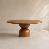 The Baobab Wood Round Dining Table