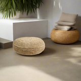 Tidal Occasional Indoor and Outdoor Rattan Floor Pouf & Side Table