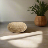 Tidal Occasional Indoor and Outdoor Rattan Floor Pouf & Side Table